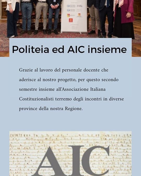 Politeia e Associazione Italiana Costituzionalisti