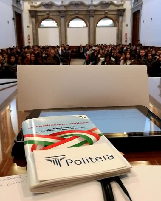 Davvero si insegnerà Educazione Civica nelle scuole?  Politeia, un rinnovato impegno!