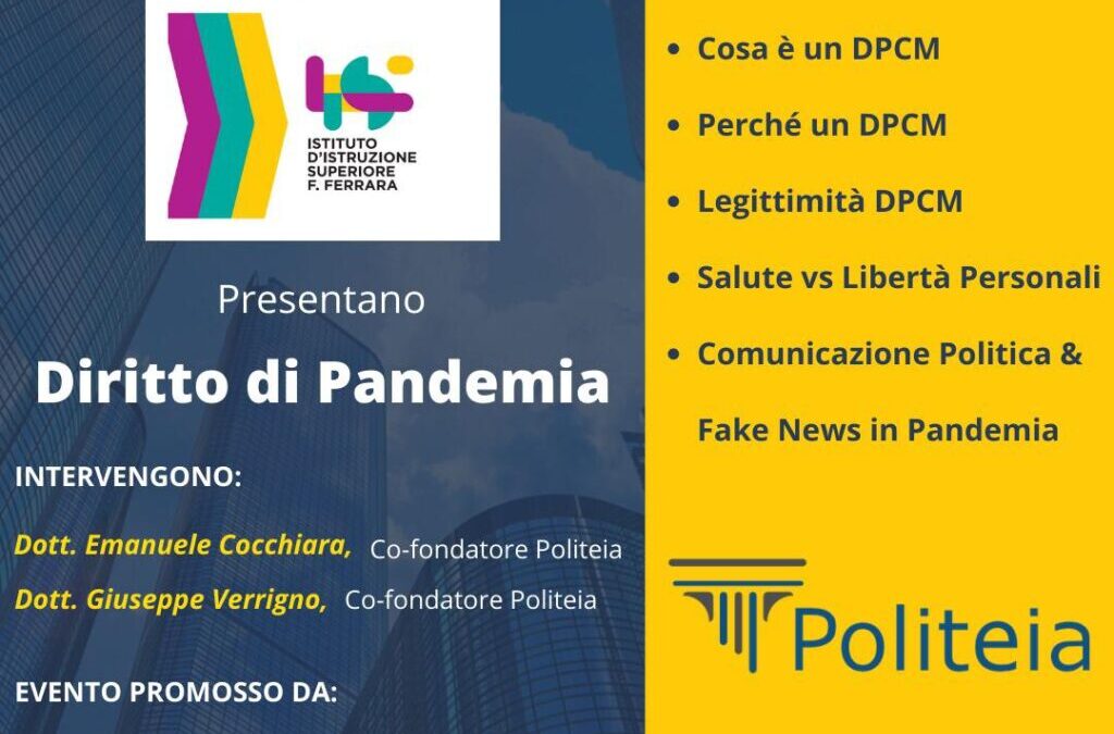 Diritto di pandemia